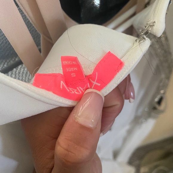 White diamond back jumpsuit - Picture 3 of 3